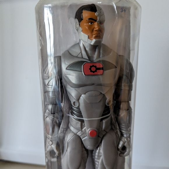 New DC Spin Master Cyborg Figure 12" 1st Edition In Package Universe Silver Toy - Picture 5 of 11